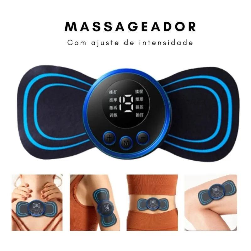 Massageador (mini) elétrico, portátil - CLICK EU QUERO