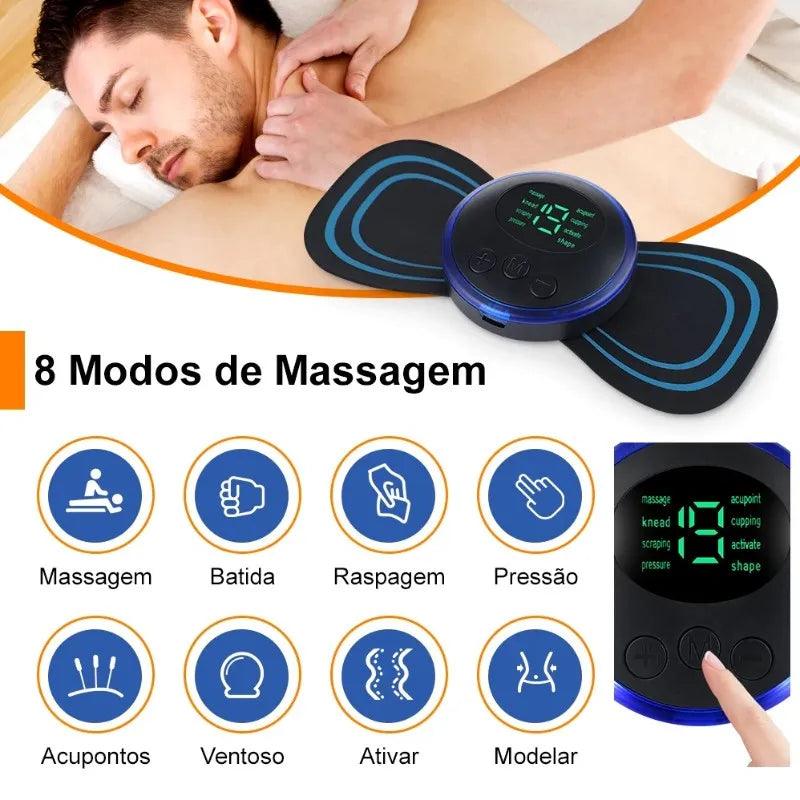 Massageador (mini) elétrico, portátil - CLICK EU QUERO